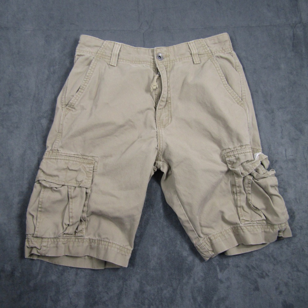 Levi's Cargo Shorts Mens W30 Tan Khaki Cotton Multi Pocket Utility Casual